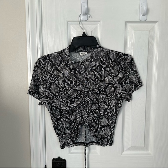 Garage Tops - Garage Women’s Snakeskin Crop Top
